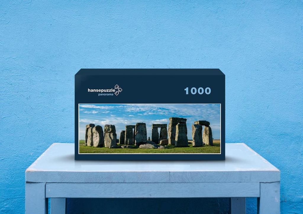 hansepuzzle 61980 - Stonehenge Puzzle, 1050 Teile, Orte, 60,0 x 46,0cm mit hochwertiger Aufbewahrung, Kartonbox und wiederverschließbarem Beutel
