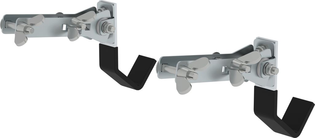 Günzburger Steigtechnik 2x Leiterkopfsicherung Dachrinne - 019319