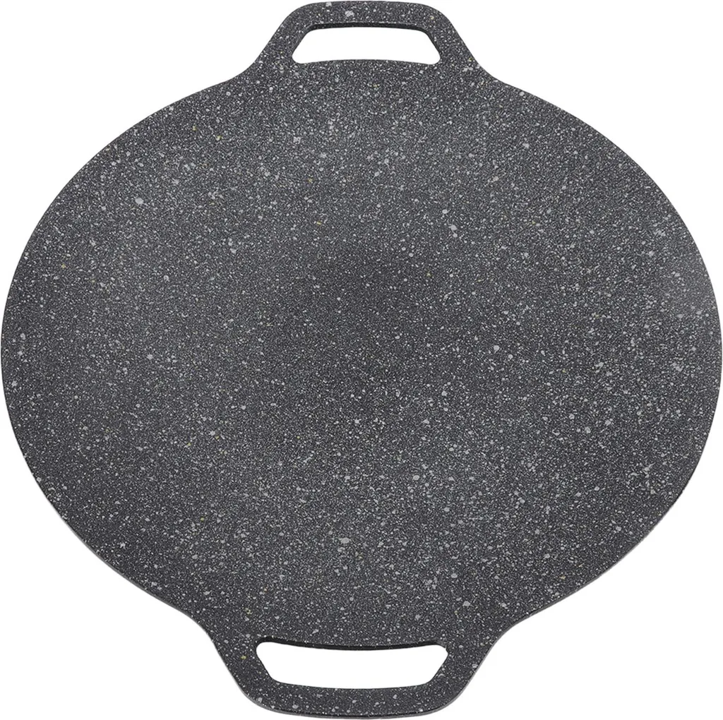 Poêle de cuisson outdoor anti-adhésive en fonte d'aluminium sans effort