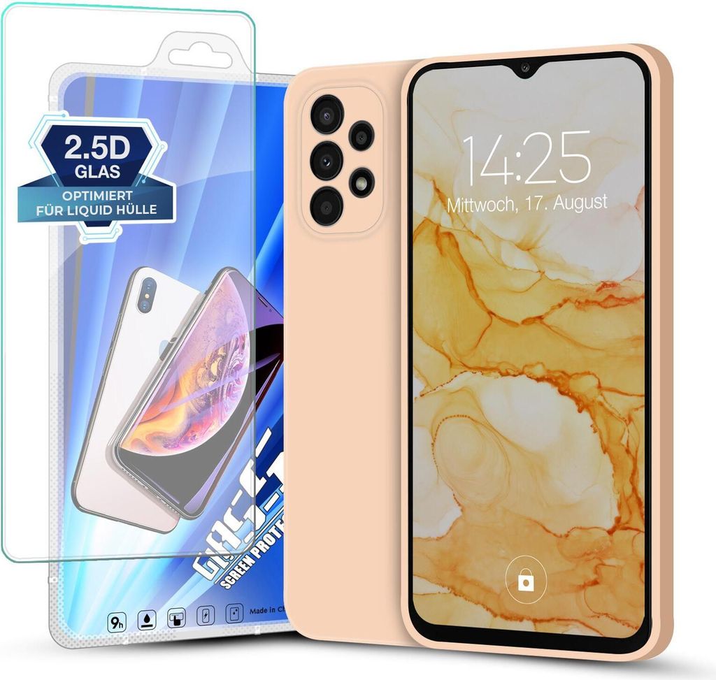Hülle für Samsung Galaxy A23 5G mit 9H Displayglas Produktbild 