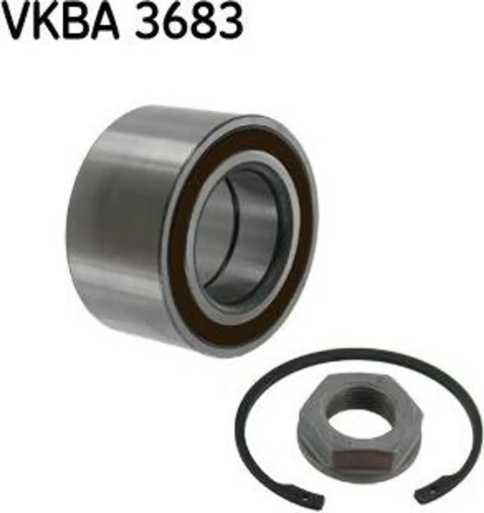 Kit de Roulement SKF VKBA 3683 Haute Résistance pour Peugeot 308 et 407