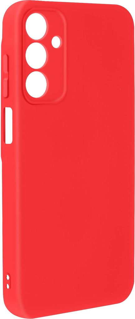 Avizar, Halbsteife Silikon Handyhülle für Samsung Galaxy A15, Rot