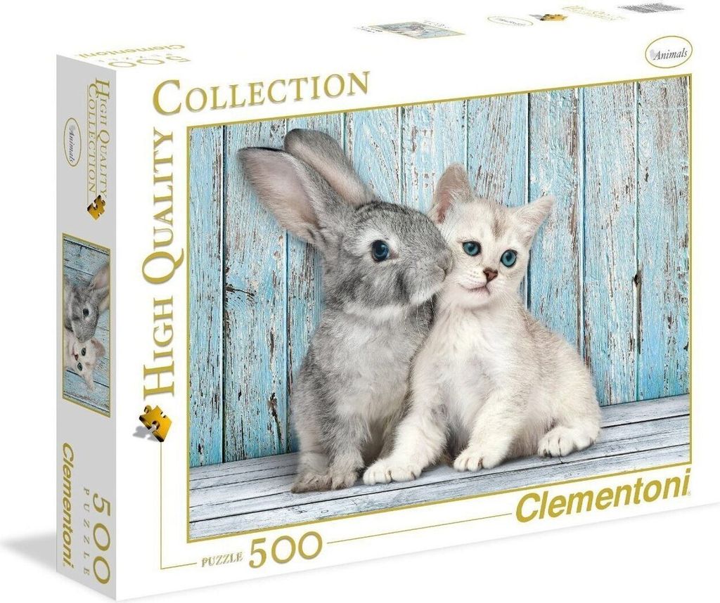 Clementoni 35004 - 500 T High Quality Collection - Katze & Produktbild 