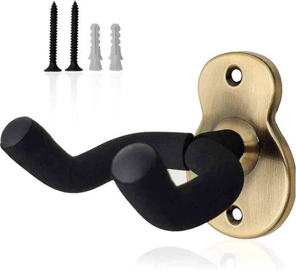 Support mural pour guitare acoustique et électrique - Métal Bronze
