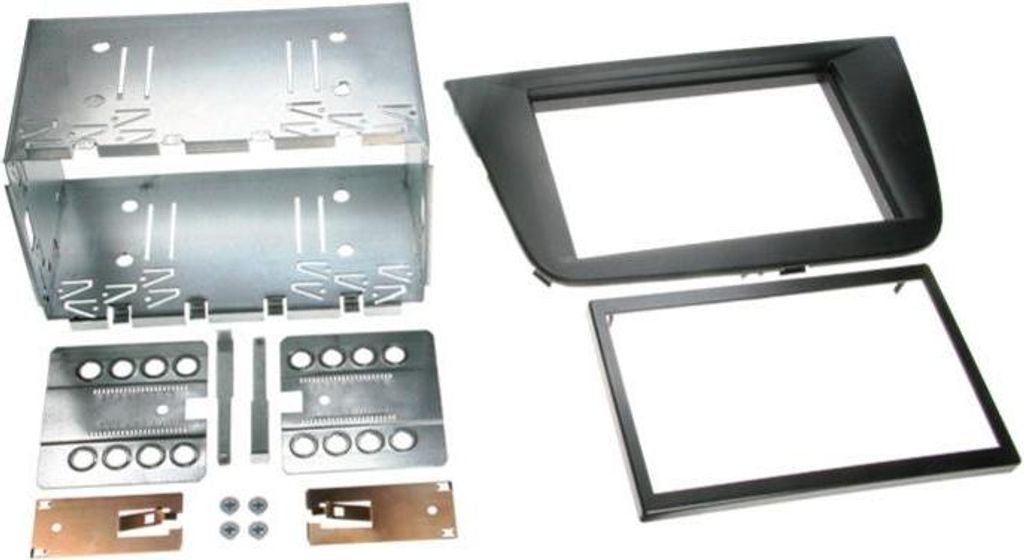 2-DIN Radioblende Seat Toledo / Altea / Altea XL schwarz
