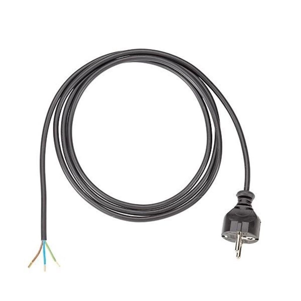 BACHMANN Zuleitung H03VV-F 3G0,75, einzel verpackt, schwarz, 3 m