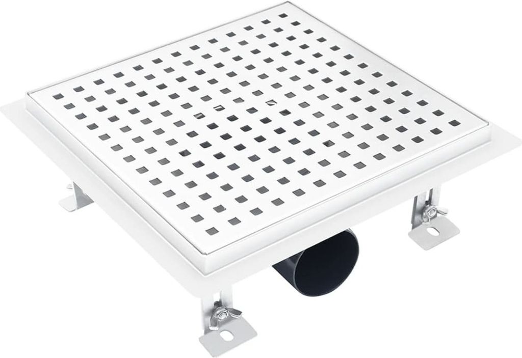 vidaXL Sprchový odtok 23 x 23 cm z nehrdzavejúcej ocele Obrázok produktu 