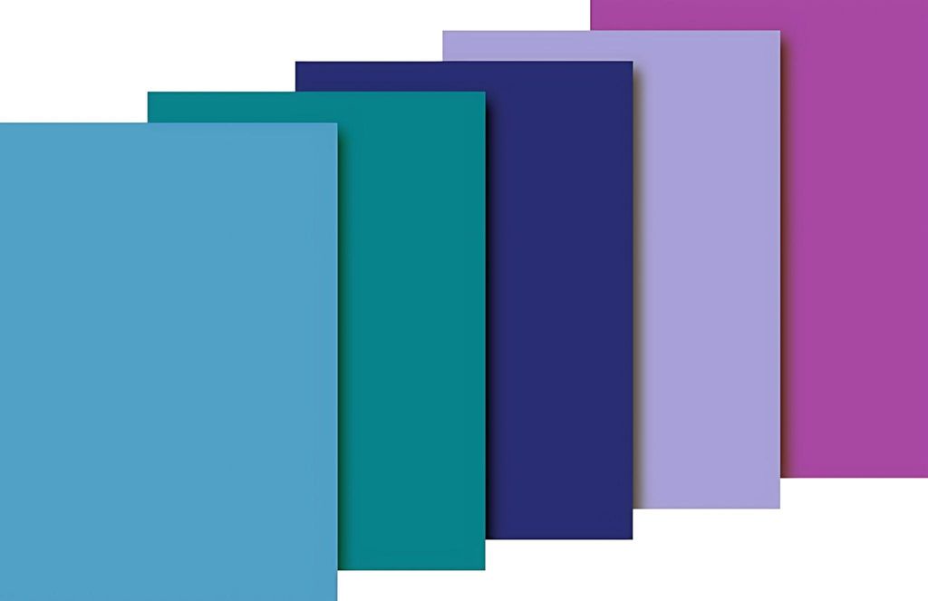 PaperPompon Set blau