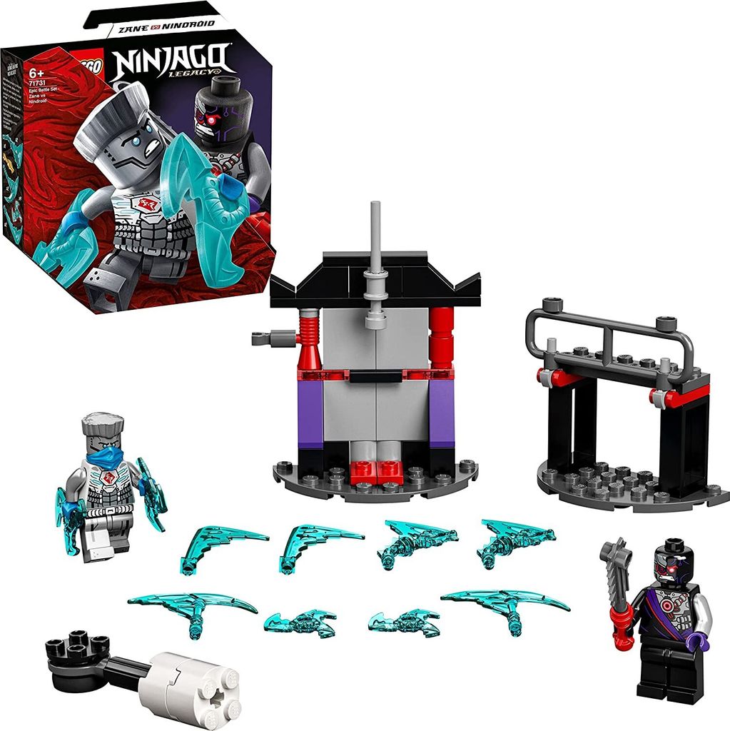 LEGO 71731 NINJAGO Battle Set: Zane vs. Nindroid Roboter Produktbild 
