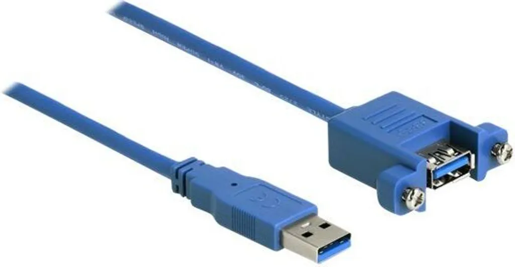 Cavo Prolunga da Micro USB Maschio a USB 2.0 Femmina da Pannello 50 cm