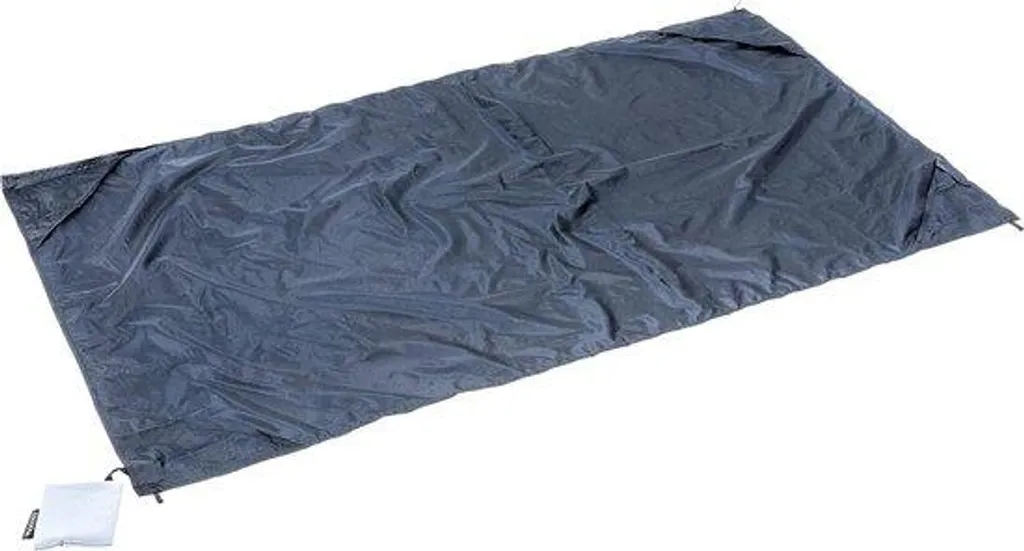 Mini couverture d'extérieur bleue 120x70 cm en nylon ripstop durable