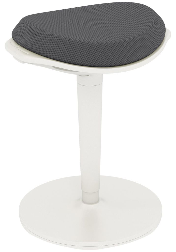 HOMCOM Pouf da ufficio ergonomico, regolabile in altezza da Immagine del prodotto 