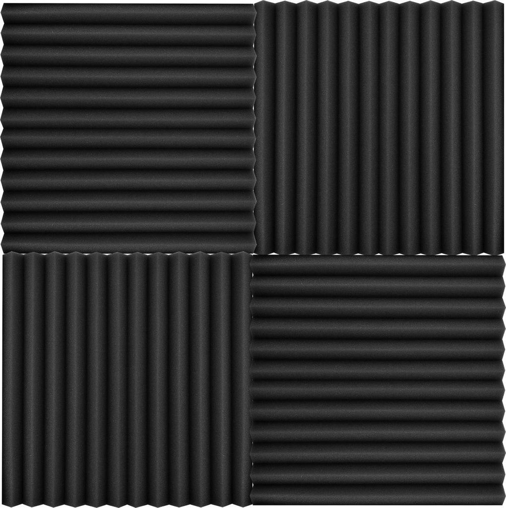 12 teile/paket Studio Schäume Schalldämmung Schaum Absorbierende Platten Schalldichten Schwamm 30 * 2,5 cm/ 12 1 in