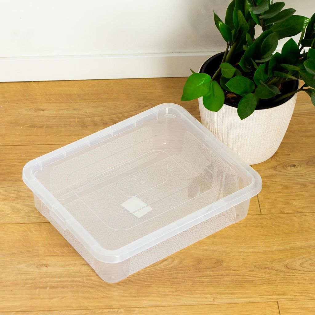 Aufbewahrungsbox Mit Deckel Kunststoffbehälter Container Produktbild 3