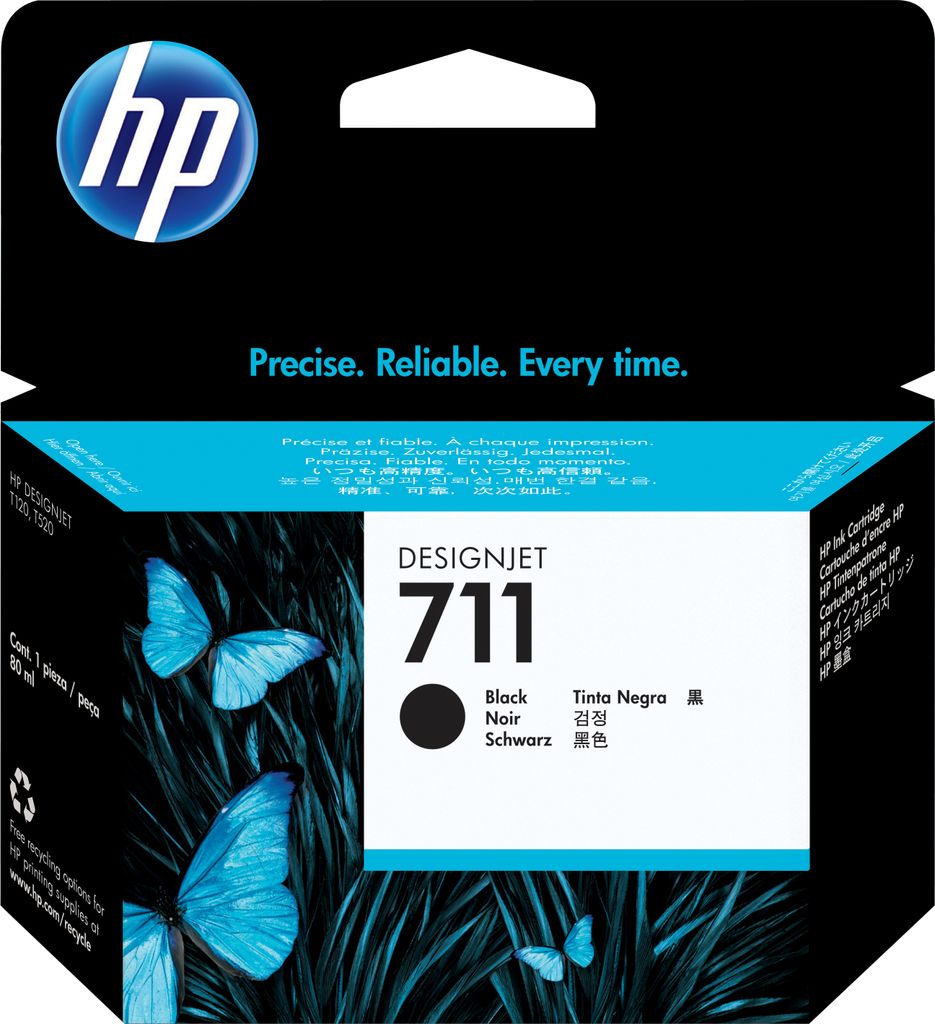 HP CZ 133 A Tintenpatrone schwarz No. 711 Produktbild 