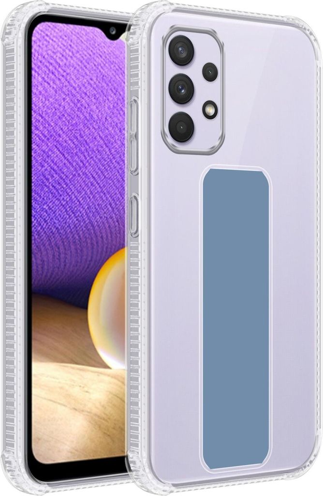 Cadorabo Schutzhülle für Samsung Galaxy A33 5G Hülle in Blau Etui TPU Silikon Case Cover Standfunktion