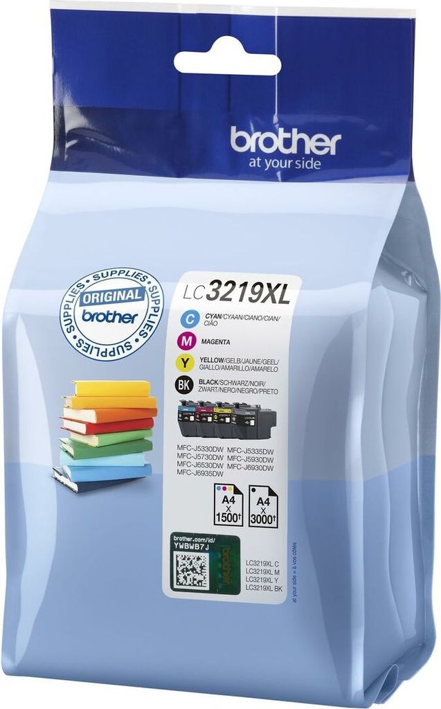 Bruder - Inkcartridge Bruder LC -3219XL Schwarz + 3 Farben Produktbild 2