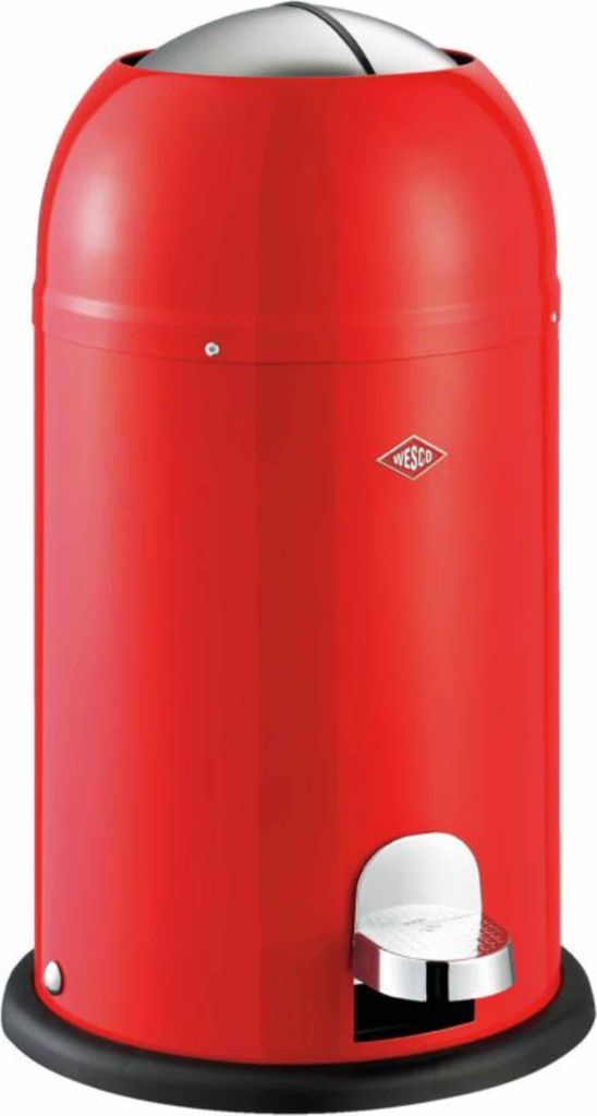 WESCO® Kickmaster Junior Abfallsammler, 12 Liter, rot Produktbild 