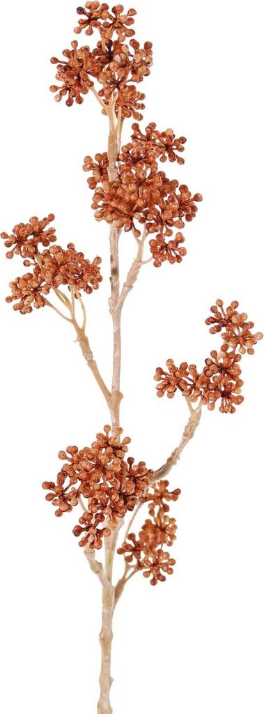 artplants.de Schönfrucht Kunstzweig FILOTAS mit Beeren, orange, 45cm - Beerenzweig künstlich