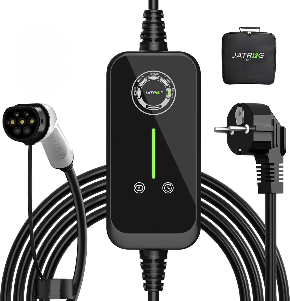 Offerta JATRHG: Caricatore EV Tipo 2 3.6kW | 16A Regolabile | Cavo 5m