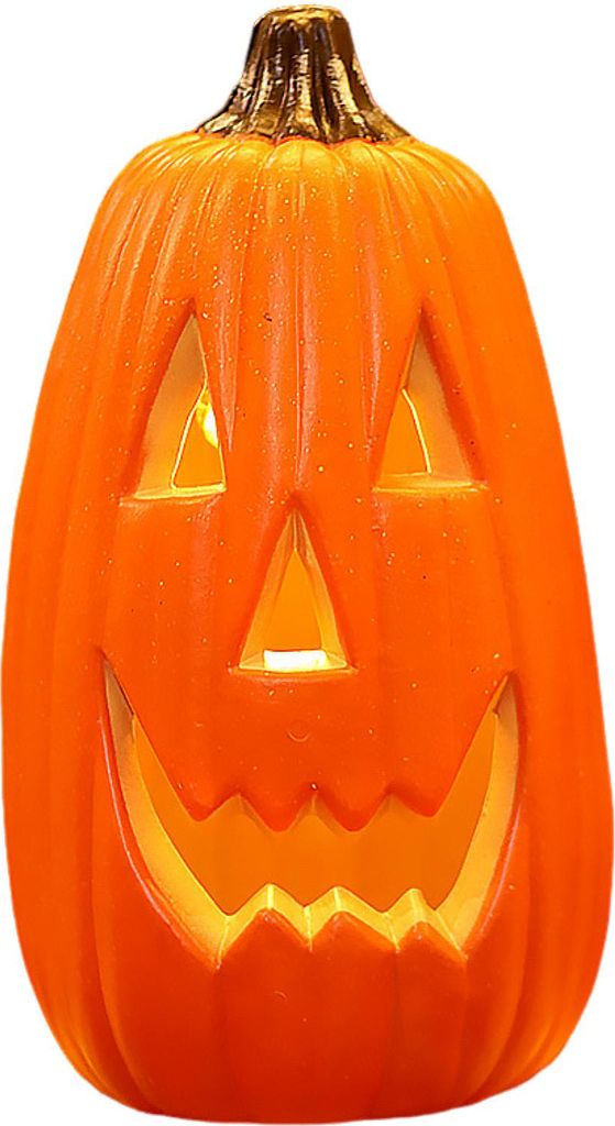 Halloween Kürbis Laterne Batterie Betrieben Kunststoff Kürbis Statue Licht Up Kürbis Lampe Halloween Home Decor Tabelle