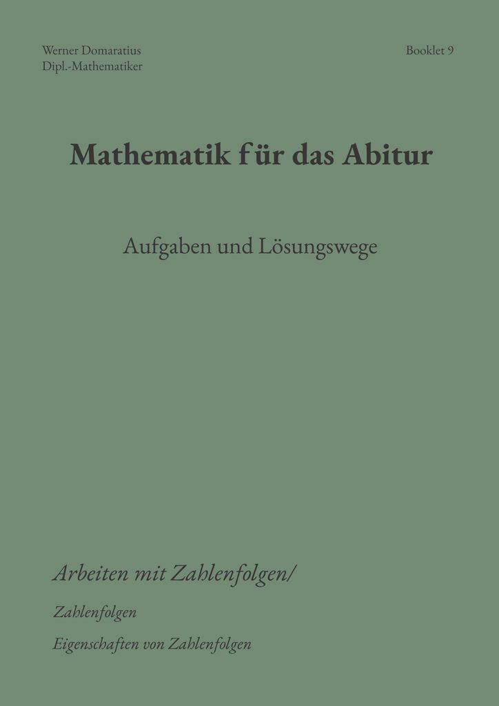 Mathematik für das Abitur