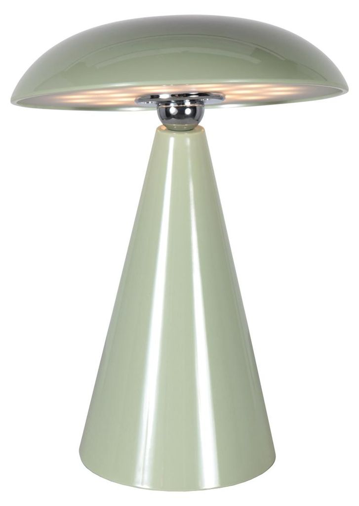 Tischlampe - grün - Mush -  kunststoff metall - Ø 16cm - Produktbild 