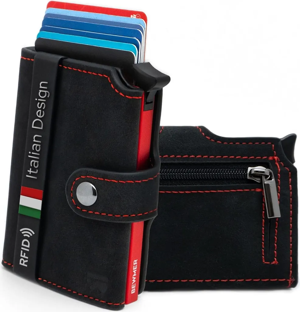 Mini Portafoglio Donna e Uomo Slim RFID - Eleganza Minimalista