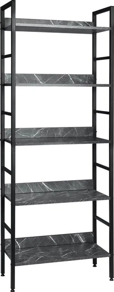 Étagère à livres pour enfants avec finition marbrée noire - Rangement Chic