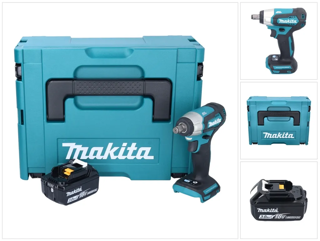 Clé à chocs Makita 210 Nm Brushless 1/2" DTW181F1J avec pack batterie