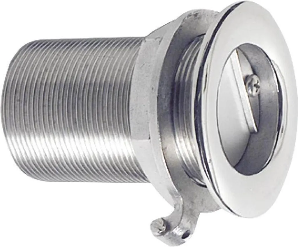 Crépine de fond avec clapet anti-retour 1½ pouce en inox AISI 316 pro