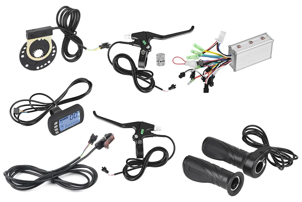 Contrôleur 350W avec Écran LCD Intelligent pour Scooter Électrique 24V