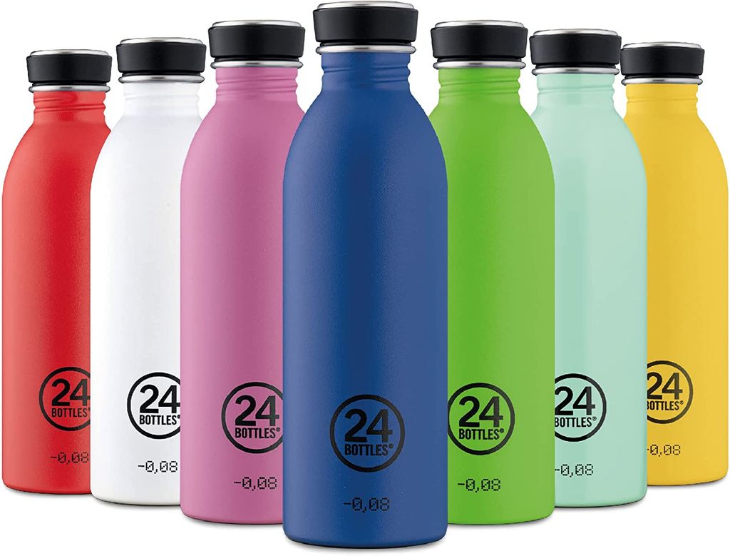 24Bottles Urban Bottle Stone Tuxedo Black 500ml