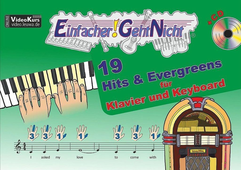 Einfacher!-Geht-Nicht: 19 Hits & Evergreens - für Klavier Image du produit 
