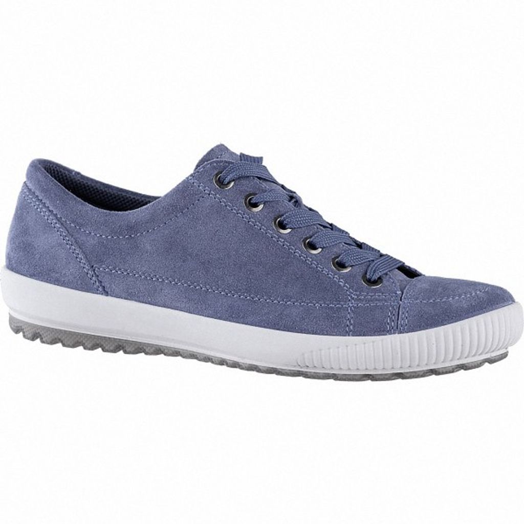 Legero Damen Komfort Leder Sneakers indaco, herausnehmbares Legero Leder Fußbett, Comfort Weite G