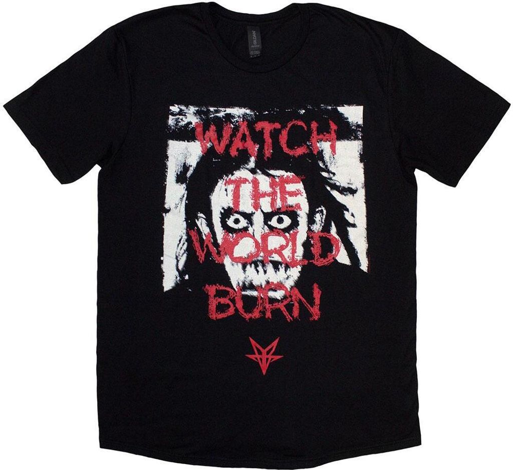 Falling In Reverse - "World Burn" T-Shirt für Herren/Damen Uni RO12308 (S) (Schwarz)