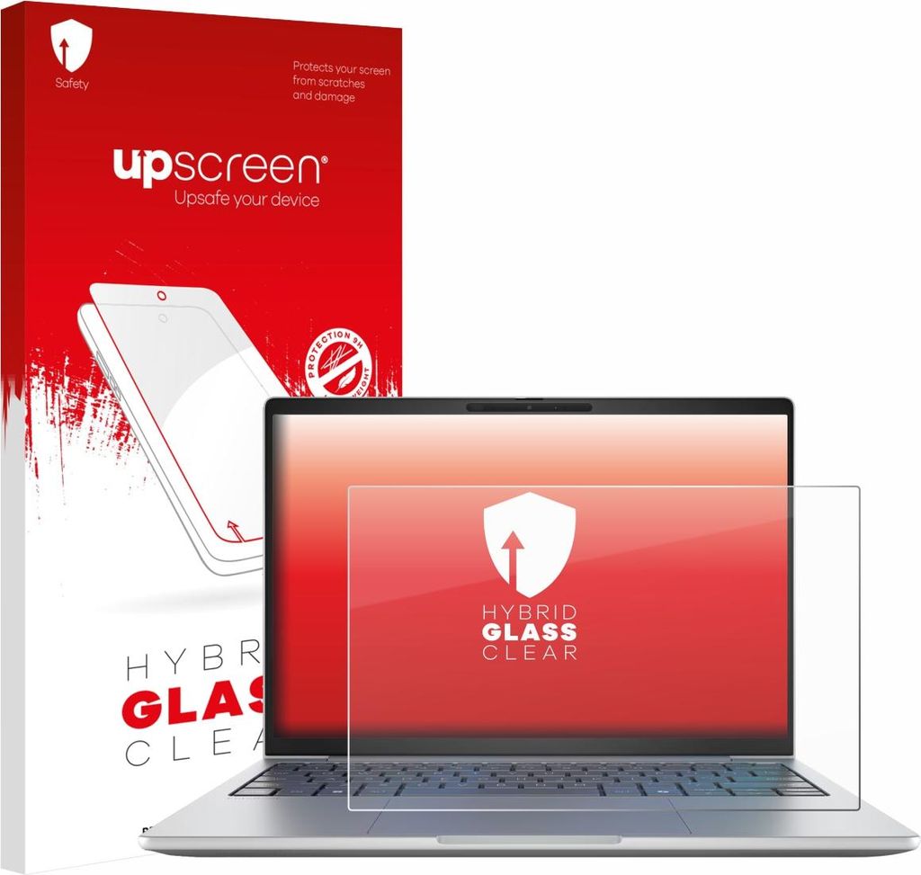 upscreen Schutzglas für HP EliteBook 8 G1i 13" Schutzfolie Panzer Folie Glas Display Schutz klar