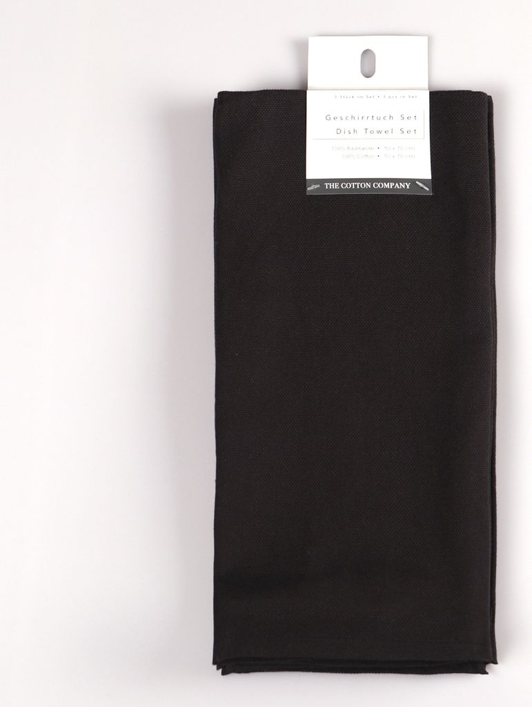 SANSIBAR Geschirrtuch-Set LB 70x50 cm grau