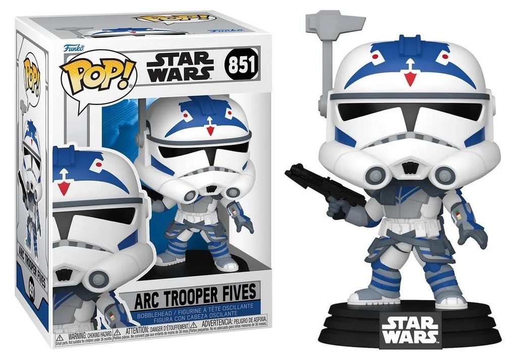 Figurina POP Star Wars ARC Trooper Fives n. 851 Immagine del prodotto 