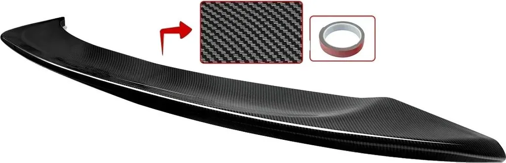 Spoiler de hayon Tesla Model 3 look carbone V-Style High Kick aérodynamique