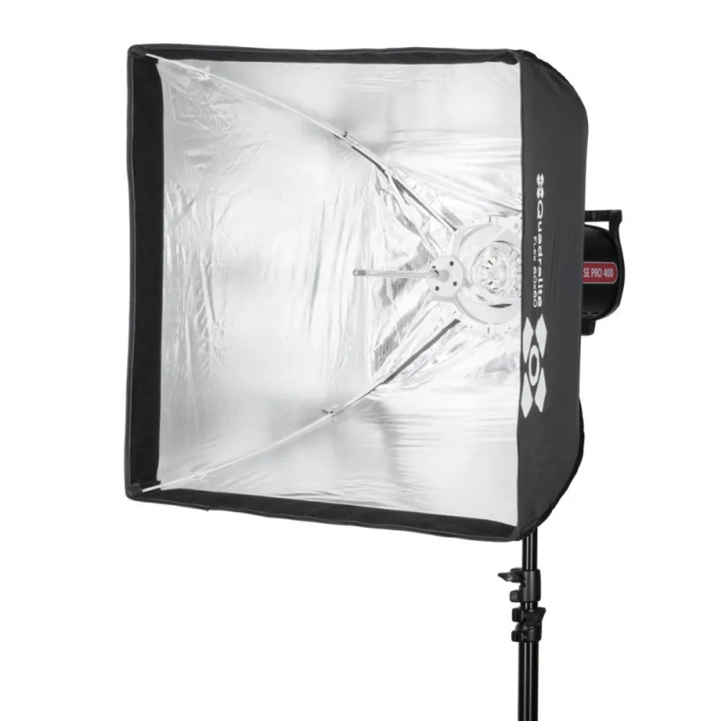 Softbox Rapide 60x60cm Quadralite Flex - Plus d'Ombres Dures en Studio