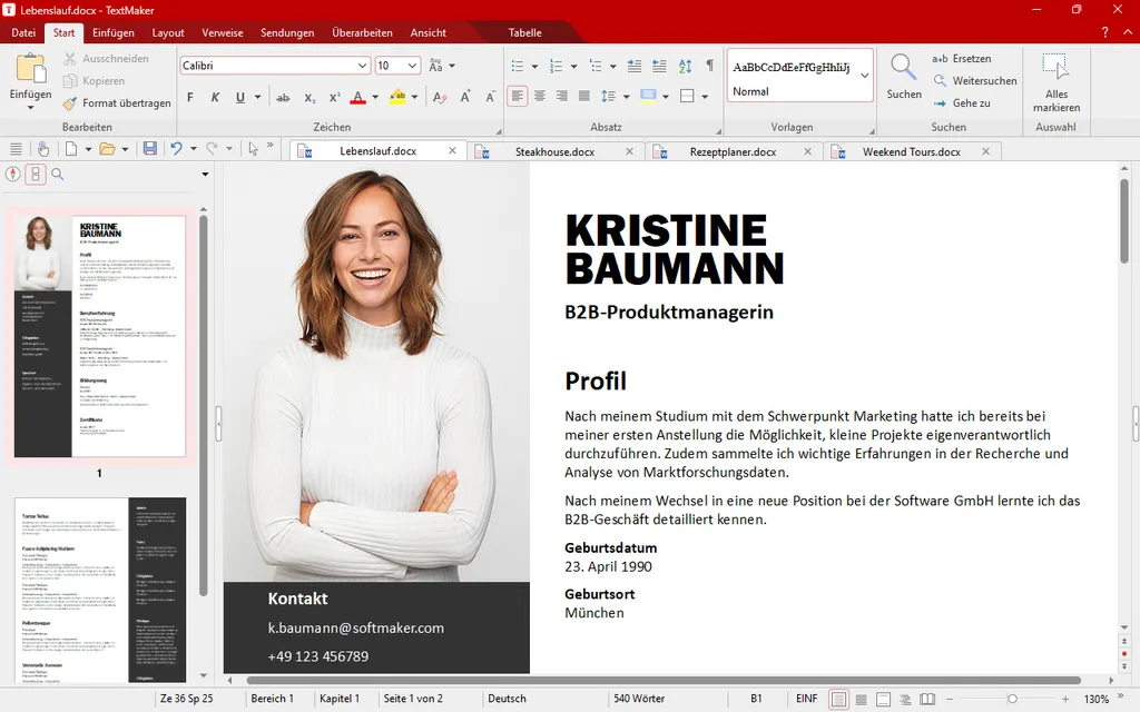 SoftMaker Office 2024 Home Business Windows : Compatible Office et PDF - 6