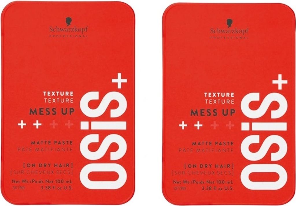 Schwarzkopf Osis Mess Up Matte Paste 2x100ml