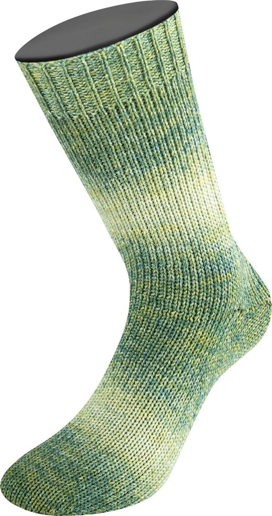 Lana Grossa - Woolycell Duo 6008 oliv graugrün graubeige