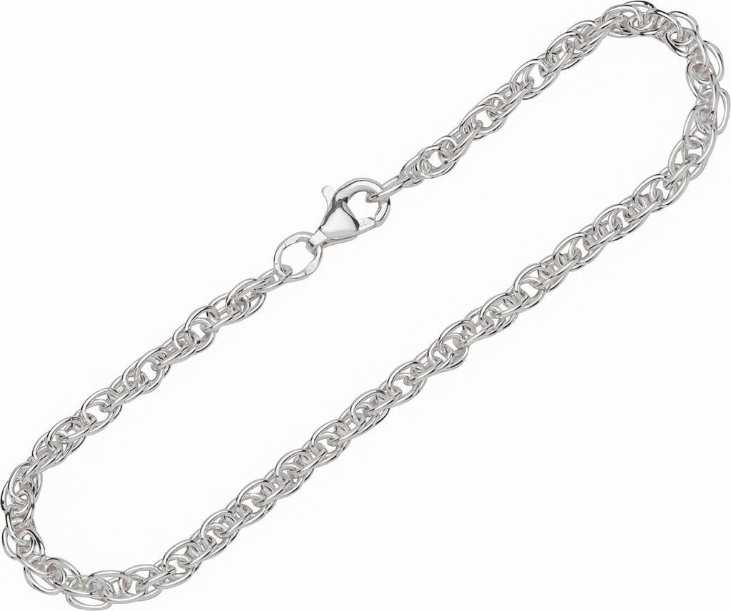 Armband 925 Sterling Silber 19cm Doppelanker Kette Herren Produktbild 