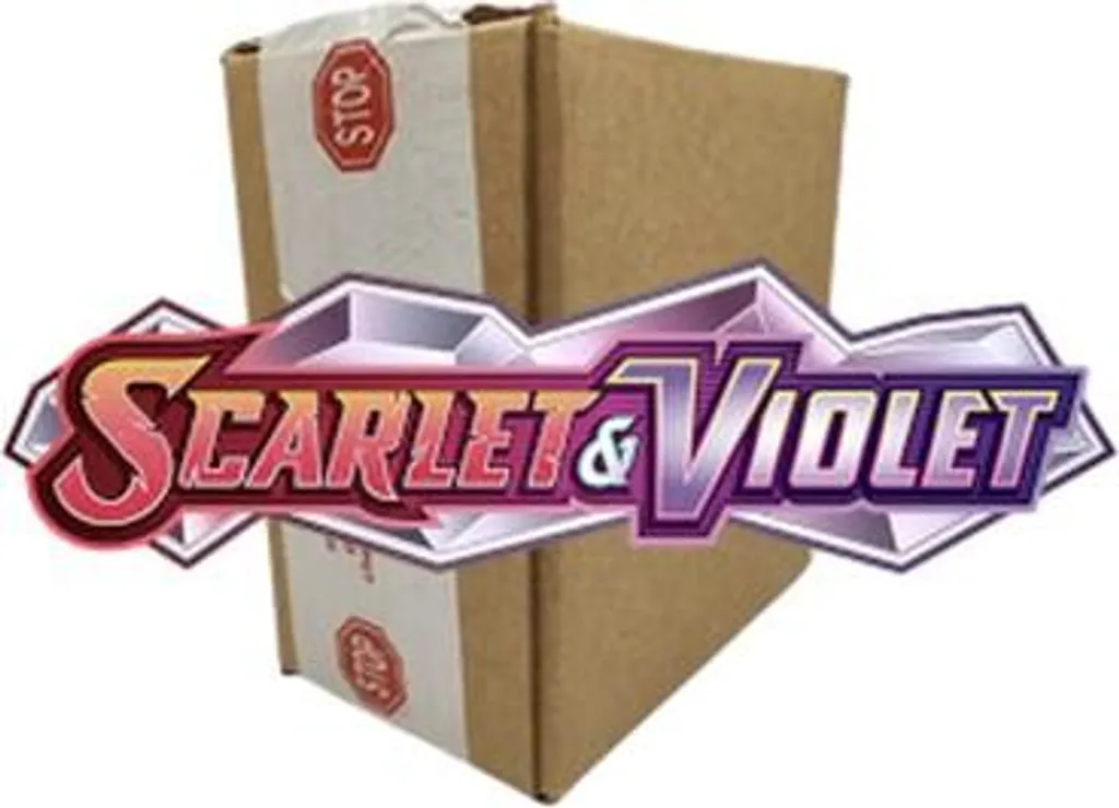 Pokemon Scarlet & Violet Case 24 Boosters avec Protection Carton Rigide
