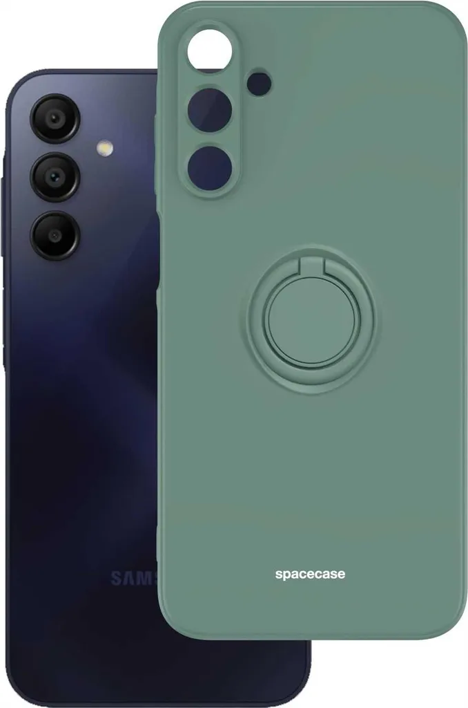 Cover Silicone Verde Samsung A15 SPACECASE Sicura per Famiglia - 3