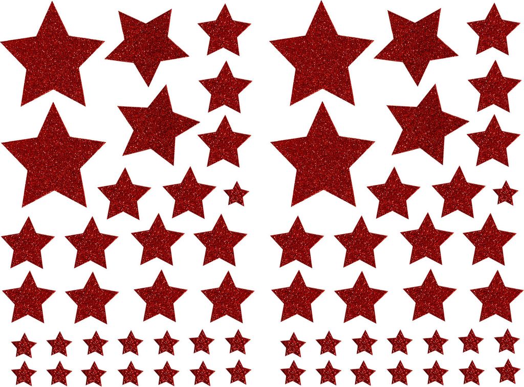 Oblique Unique 64 Sterne Sticker Stern Aufkleber mit Produktbild 