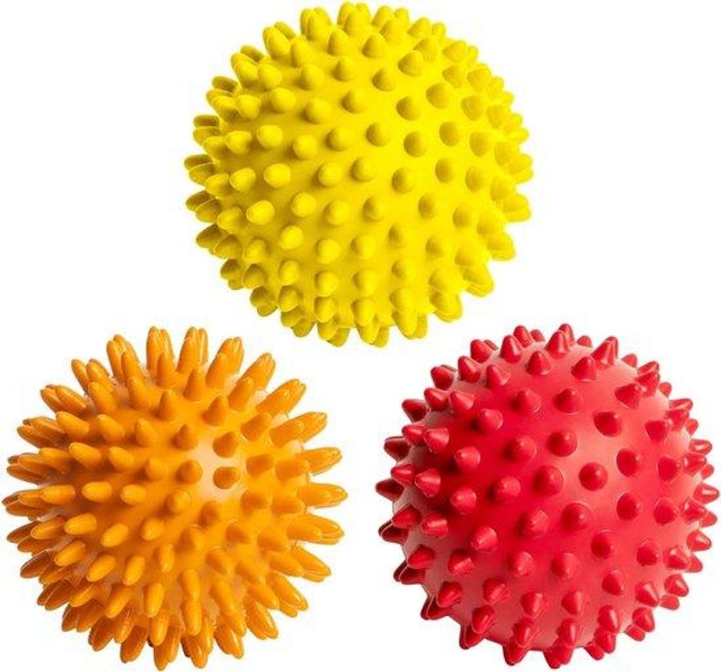 Massageball mit Knoten, für Füße, Rücken, Hände und Muskeln – speziell für Plantarfaszien, Sport, Neuromuskuläre Training und Physiotherap...