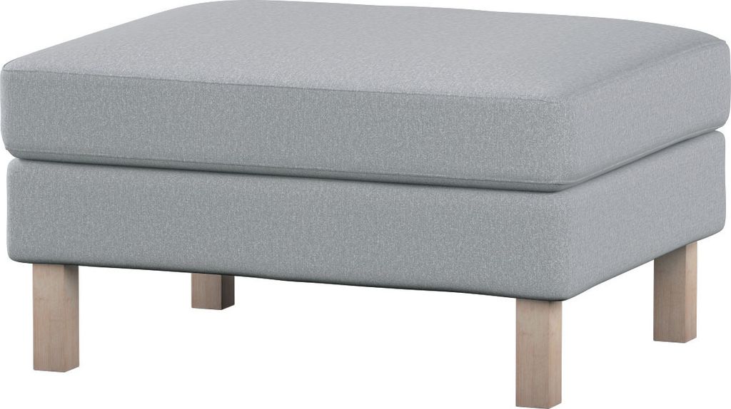 Dekoria Bezug für Karlstad Hocker, grau, Husse, Karstadt Hocker